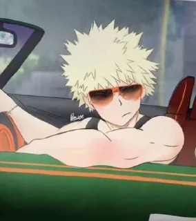 💥 emoji Bakugo Katsuki 💥 Telegram sticker 22 of 109