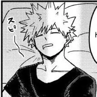 💥 emoji Bakugo Katsuki 💥 Telegram sticker 13 of 111