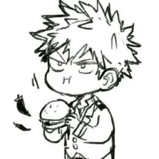 Sticker from Bakugo Katsuki 💥