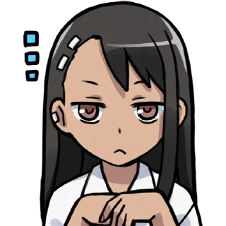😒 emoji Nagatoro (Nanashi) Telegram sticker 19 of 42