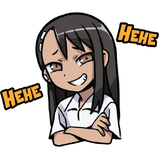 😄 emoji Nagatoro (Nanashi) Telegram sticker 6 of 42