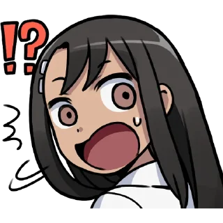 😱 emoji Nagatoro (Nanashi) Telegram sticker 8 of 42
