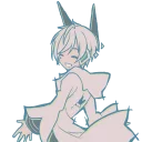 😇 emoji Nanashi Telegram sticker 10 of 10