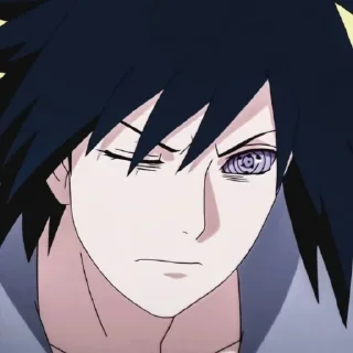 😟 emoji Sasuke @Zoro_sts Telegram sticker 13 of 38