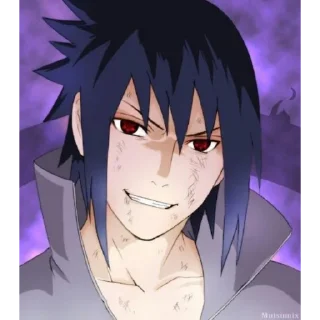 😌 emoji Sasuke @Zoro_sts Telegram sticker 8 of 38