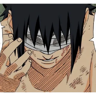 😣 emoji Sasuke @Zoro_sts Telegram sticker 24 of 38