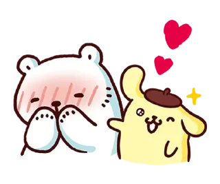 😊 emoji 布丁狗╳白白日記 為你加油應援篇 @kal_pc Telegram sticker 15 of 41