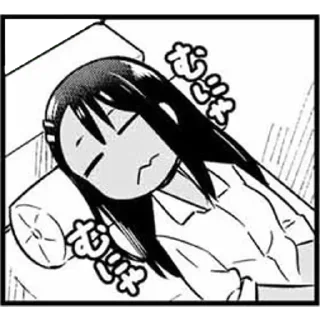 😴 emoji Nagatoro Telegram sticker 19 of 34
