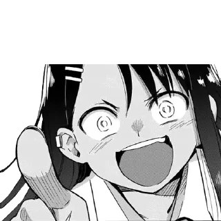 😆 emoji Nagatoro Telegram sticker 22 of 34