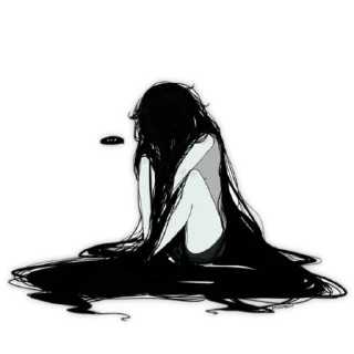 🙇 emoji ༺᭄⃨ꕥANJO NEGRO♡‌𖣔❥̤͚̥֟ Telegram sticker 14 of 32