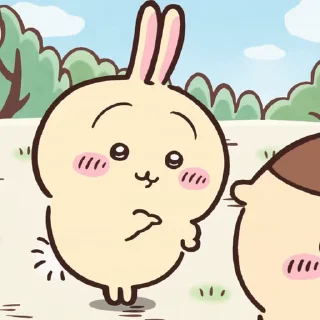😊 emoji Chiikawa Usgai n others Telegram sticker 8 of 28