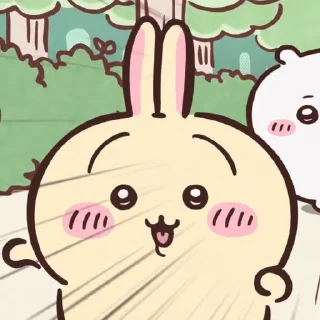 😊 emoji Chiikawa Usgai n others Telegram sticker 2 of 28