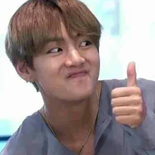 👍 emoji Kim Taehyung Telegram sticker 22 of 40