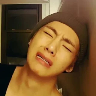 😭 emoji Kim Taehyung Telegram sticker 15 of 40