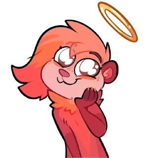 😇 emoji Fennel! Telegram sticker 11 of 76