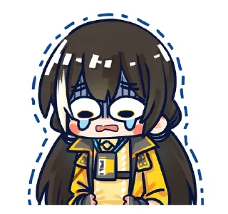 😭 emoji 少女前线😭 Telegram sticker 19 of 71