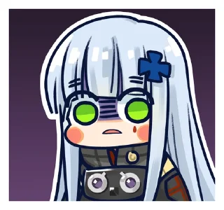 😨 emoji 少女前线😭 Telegram sticker 16 of 71