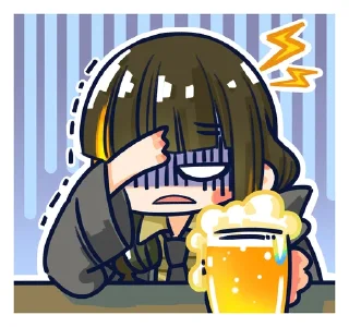 😰 emoji 少女前线😭 Telegram sticker 13 of 71