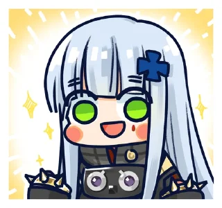🥰 emoji 少女前线😭 Telegram sticker 18 of 71