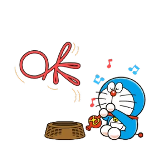 🔵 emoji Doraemon Animated Stickers Telegram sticker 6 of 24