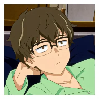 😐 emoji Rique - Senpai Telegram sticker 7 of 40