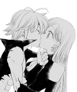 💋 emoji Meliodas @Blue_Rose_Sword Telegram sticker 5 of 55