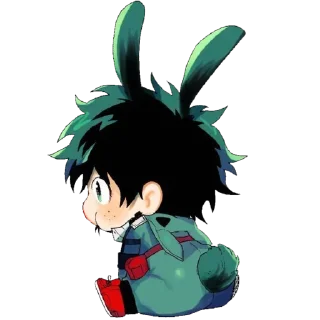 🐰 emoji Deku Telegram sticker 4 of 27