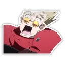 😱 emoji Trigun Telegram sticker 18 of 20