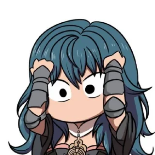 💙 emoji Byleth fire emblem Telegram sticker 21 of 120