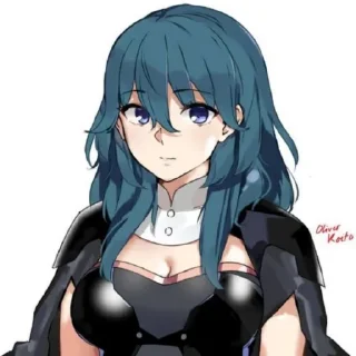 💙 emoji Byleth fire emblem Telegram sticker 13 of 120