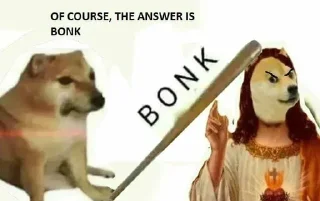 😡 emoji Bonk doggos Telegram sticker 7 of 19