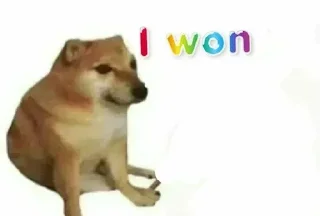 😡 emoji Bonk doggos Telegram sticker 19 of 19