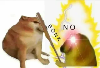 😡 emoji Bonk doggos Telegram sticker 14 of 19