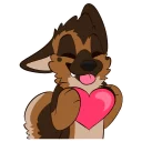 ❤️ emoji Danellos Shepherd (@danellos) Telegram sticker 11 of 54