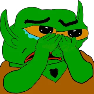 😭 emoji Goblin Town Telegram sticker 18 of 26