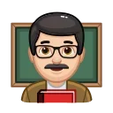 👨‍🏫 emoji @senamutlulasamiyor @AsenaUserBot Paketi 1 animasyonlu Telegram sticker 21 of 28