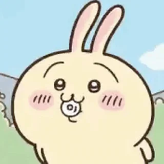 😊 emoji Chiikawa Usagi Telegram sticker 12 of 20