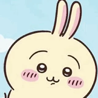 😊 emoji Chiikawa Usagi Telegram sticker 8 of 20