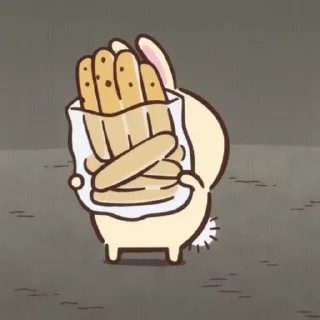 😊 emoji Chiikawa Usagi Telegram sticker 5 of 20