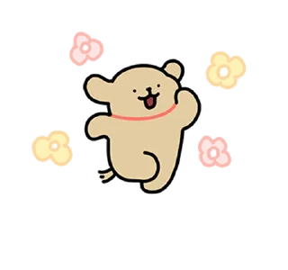😊 emoji Retriever's Puppy Life 2 (Maltese, 線條小狗) @kal_pc Telegram sticker 7 of 24