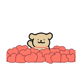 😊 emoji Retriever's Puppy Life 2 (Maltese, 線條小狗) @kal_pc Telegram sticker 4 of 24