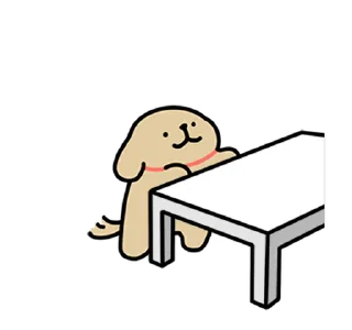 😊 emoji Retriever's Puppy Life 2 (Maltese, 線條小狗) @kal_pc Telegram sticker 21 of 24
