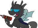 😂 emoji Changeling drone Telegram sticker 5 of 120