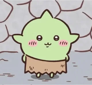 😊 emoji Chiikawa 哥布林 Telegram sticker 14 of 20