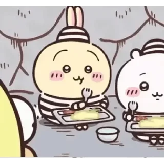 😊 emoji Chiikawa 哥布林 Telegram sticker 17 of 20