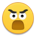 😡 emoji Kik - Default Telegram sticker 16 of 22