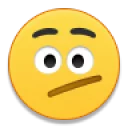 😕 emoji Kik - Default Telegram sticker 13 of 22