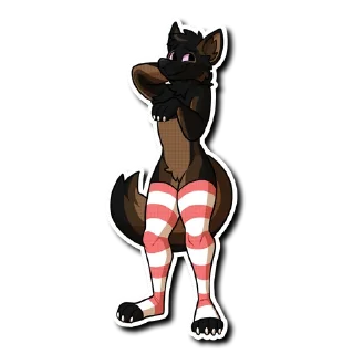 🧦 emoji Mika the Shep Telegram sticker 13 of 27