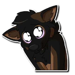 🥺 emoji Mika the Shep Telegram sticker 14 of 27