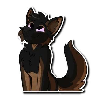 😁 emoji Mika the Shep Telegram sticker 2 of 27